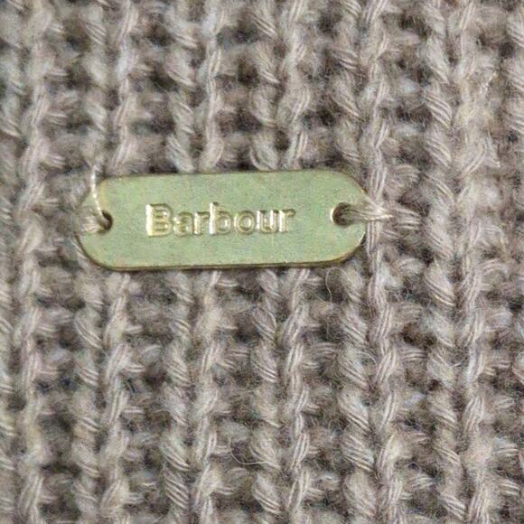 Barbour Jemima Knit Sweater- Trench Funnel Neck Half Zip Breton Stripe 10 New - Picture 6 of 13